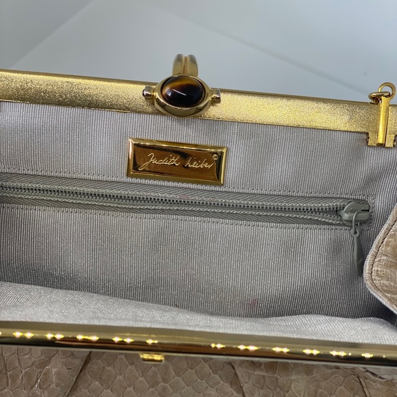 Judith Leiber python clutch bag - Picture 4 of 9